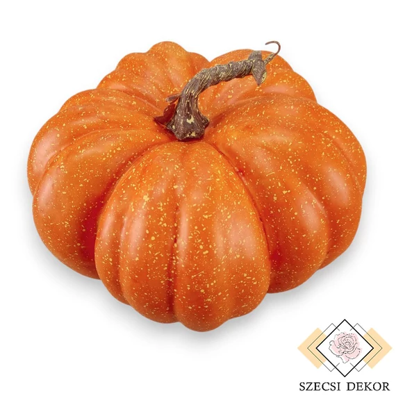 Mű cucurbita maxima bevonatos 23 cm - narancs álló