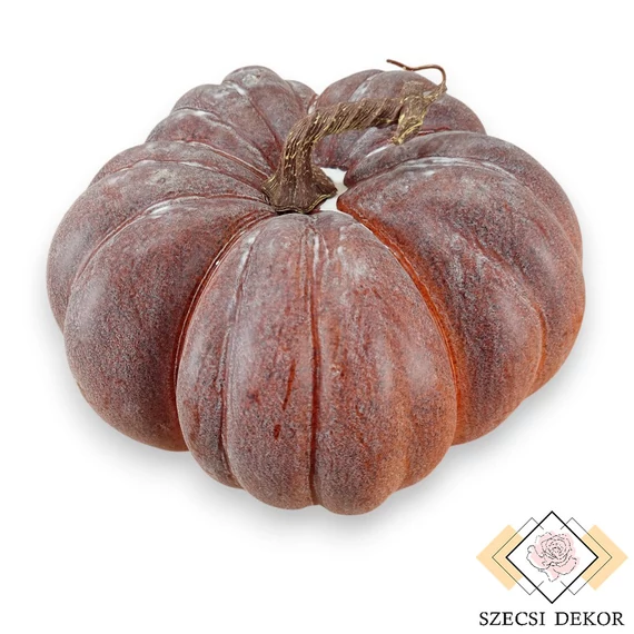 Mű cucurbita maxima bevonatos 23 cm - sötétnarancs álló