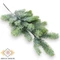 Mű zöld fenyő ág 63 cm - hamvas szemből
