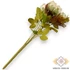 Kép 4/4 - Mű floribunda rózsa csokor 7 szál selyem 44 cm - halvány barack hátul