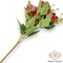 Kép 4/4 - Mű gerbera csokor közepes 7 szál selyem 34 cm - korallpiros hátul