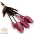 Kép 1/3 - Mű tulipán köteg antik 5 szál gumi 42 cm - bordó szemből