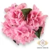Kép 1/4 - Mű hortenzia csokor közepes 5 szál gumi 46 cm - rózsaszín szemből