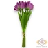 Kép 4/4 - Mű tulipán köteg nyíló 10 szál polifoam 51 cm - bíbor álló