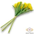 Kép 4/4 - Mű bokros jonquil nárcisz köteg 3 szál gumi 38 cm - sárga hátul
