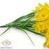 Kép 3/4 - Mű jonquil nárcisz csokor 7 szál gumi 35 cm - sárga közeli