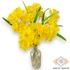 Kép 3/4 - Mű jonquil nárcisz köteg 5 szál gumi 30 cm - sárga álló
