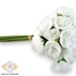 Kép 2/3 - Mű olivia rózsa köteg közepes selyem 9 szál 32 cm - fehér közeli