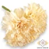 Kép 1/4 - Mű dália köteg szárított selyem 5 szál 29 cm - krém ferde