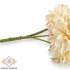 Kép 2/4 - Mű dália köteg szárított selyem 5 szál 29 cm - krém közeli