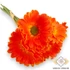 Kép 1/4 - Mű gerbera köteg kicsi 6 szál polifoam 27 cm - sötétnarancs ferde