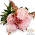 Kép 1/3 - Mű ázsiai boglárka csokor 7 szál selyem 42 cm - rózsaszín szemből