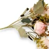 Kép 2/3 - Mű fodros paeonia csokor 7 szál selyem 32 cm - rózsaszín közeli