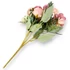Kép 3/3 - Mű vegyes virágcsokor 7 szál selyem 32 cm - pink hátul