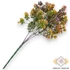 Kép 3/3 - Mű zöld kisfejű sedum csokor 5 szál 33 cm - színes hátul