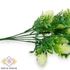 Kép 2/4 - Mű zöld banksia serrata csokor 7 szál 38 cm - törtfehér közeli