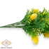 Kép 2/4 - Mű zöld banksia serrata csokor 7 szál 38 cm - sárga közeli