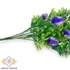 Kép 2/4 - Mű zöld banksia serrata csokor 7 szál 38 cm - lila közeli
