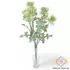 Kép 4/4 - Mű zöld őszirózsa csokor 7 szál 32 cm - fehér álló