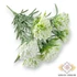 Kép 1/5 - Mű zöld sóvirág csokor 7 szál 35 cm - törtfehér szemből