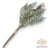 Kép 3/4 - Mű zöld pleopeltis polypodioides köteg 3 szál antik 50 cm - sötétzöld hátul