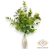 Kép 4/4 - Mű zöld ráncos törpebors csokor 5 szál 38 cm - barna cirmos álló