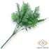Kép 3/3 - Mű zöld tőzegpáfrány bokor 7 szál 40 cm - sötétzöld hátul
