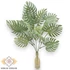 Kép 2/4 - Mű zöld monstera delicosa csokor mini 5 szál 39 cm - zöld álló