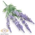 Kép 1/4 - Mű zöld lila gyujtoványfű csokor 7 szál 38 cm - lila szemből