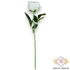 Kép 4/4 - Mű bársony rózsaszál 50 cm - törtfehér álló