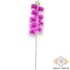 Kép 3/3 - Mű gumibevonatos phalaenopsis szál 98 cm - magenta csíkos álló