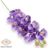 Kép 1/2 - Mű gumibevonatos phalaenopsis szál 98 cm - lila szemből