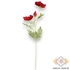 Kép 3/3 - Mű szellőrózsa szál polifoam 68 cm - vörös álló