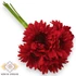 Kép 1/4 - Mű gerbera köteg 6 szál selyem 50 cm - piros ferde