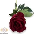 Kép 1/4 - Mű bársony rózsaszál nagy 74 cm - bordó szemből