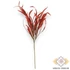 Kép 3/3 - Mű eukaliptusz ág lándzsás közepes selyem 70 cm - piros álló