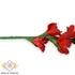 Kép 2/3 - Mű kardvirág szál gumi 92 cm - piros közeli