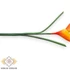 Kép 2/3 - Mű heliconia psittacorum szál gumi 88 cm - narancs közeli