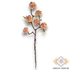 Kép 3/4 - Mű tavaszi virágos ág selyem 65 cm - narancs álló