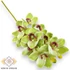 Kép 1/3 - Mű csónakorchidea szál nagy polifoam 74 cm - világoszöld szemből
