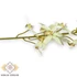 Kép 2/3 - Mű cymbidium iridioides szál selyem 84 cm - törtfehér közeli