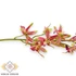 Kép 2/3 - Mű cymbidium iridioides szál selyem 84 cm - rózsaszín cirmos közeli