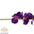Kép 2/3 - Mű pillangó orchidea szál szatén 89 cm - püspöklila közeli