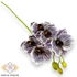 Kép 1/3 - Mű fodros orchidea szál polifoam 66 cm - lila cirmos szemből