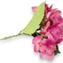 Kép 2/3 - Mű hortenzia szál kicsi gumi 22 cm - pink oldalt