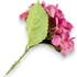 Kép 3/3 - Mű hortenzia szál kicsi gumi 22 cm - pink hátul