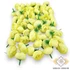 Kép 2/2 - Mű ranunculus fej selyem kicsi 2,5 cm 60 db - halványsárga összes