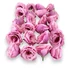 Kép 2/2 - Mű eustoma fej selyem 7 cm 24 db - rózsaszín mind