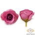 Kép 1/2 - Mű rózsa fej selyem közepes 5 cm 24 db - pink-bíbor szemből