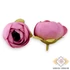 Kép 1/2 - Mű boglárka fej selyem közepes 4 cm 24 db - pink-bíbor szemből